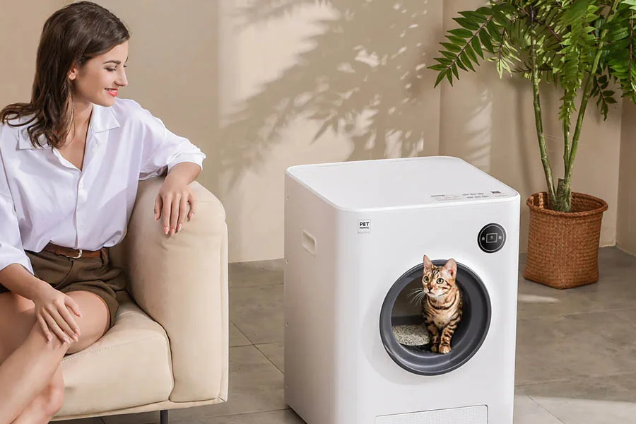 cat litter machine